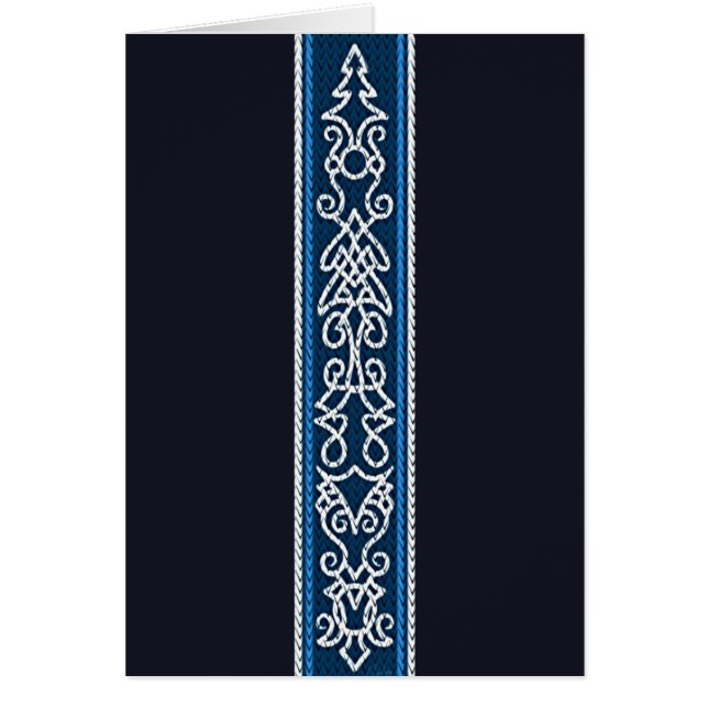 Viking Pattern Blau (Vorne)