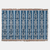 Viking Pattern Blau Decke (Vorderseite)