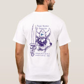 Viking "plünderndes Marina Del Rey u. so cal T-Shirt (Rückseite)