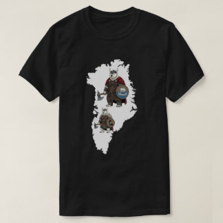 Viking Polar Bear Defends Greenland T-Shirt