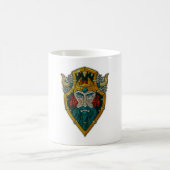 Viking Portrait Metallic Look Kaffeetasse (Mittel)