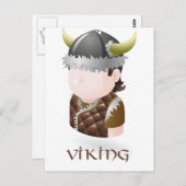 Viking Postkarte (Vorne/Hinten)