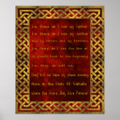 Viking Prayer Poster (Vorne)