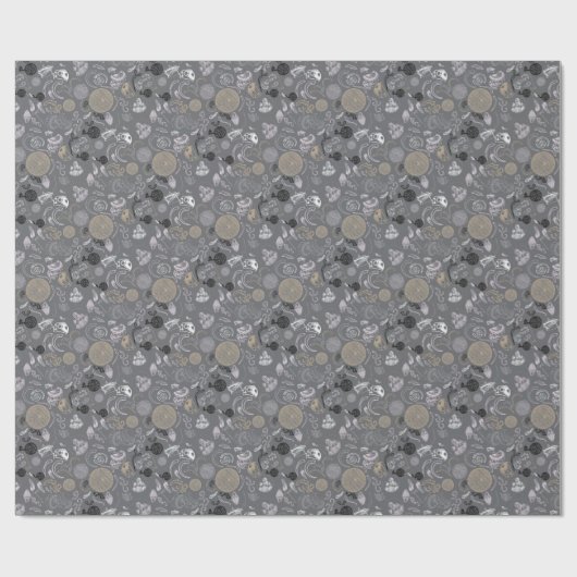 Viking-Primitives Geschenkpapier (Flach)