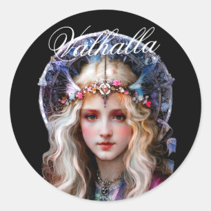 Viking Princess (Valhalla) Runder Aufkleber