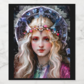 Viking Princess Weinetikett (Einzelnes Label)