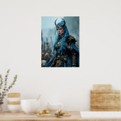 Viking Queen  Poster (Küche)