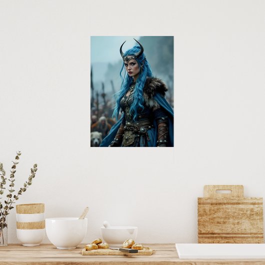 Viking Queen  Poster (Küche)