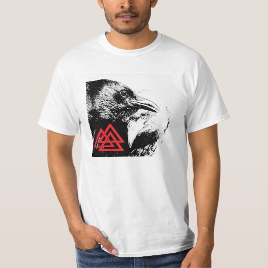Viking-Raben T-Shirt (Vorderseite)
