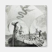 Viking Raiders Magnet (Vorne)