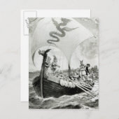 Viking Raiders Postkarte (Vorne/Hinten)