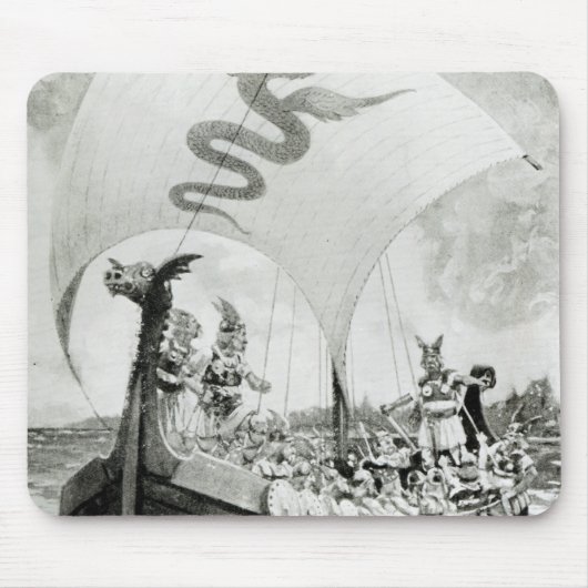 Viking-Räuber Mousepad (Vorne)