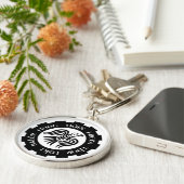 Viking Raven Banner Odin Thor Frigg Schlüsselanhänger (Seite)