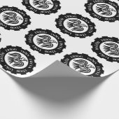 Viking Raven Banner Thor Freya Loki Geschenkpapier (Ecke)