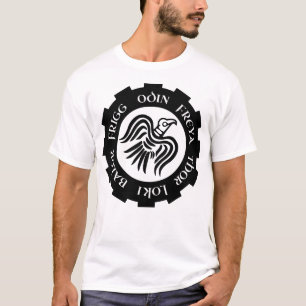 Viking Raven Banner Thor Freya Loki T-Shirt