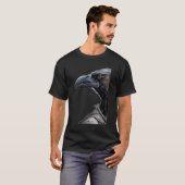 Viking Raven Norse Warrior Crow Wikings Stil 1 T-Shirt (Vorne ganz)