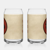 Viking Raven Shield Dosenglas (Links)