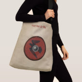 Viking Raven Shield Tragetaschen Mit Langen Trägern (Von Nahem)