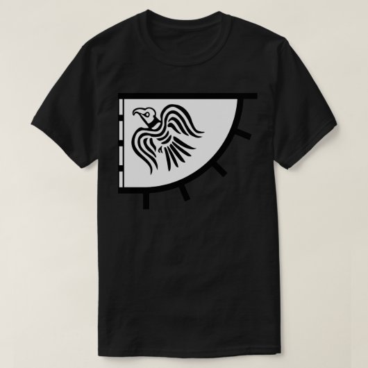 Viking Raven War Banner T-Shirt (Design vorne)