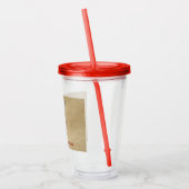 Viking Ravenschild und Waffen Acryltrinkbecher (Links)