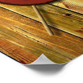 Viking Ravenschild und Waffen Poster (Ecke)