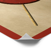 Viking Ravenschild und Waffen Poster (Ecke)