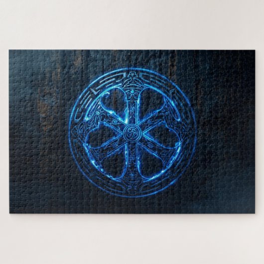 Viking Rune Circle Jigsaw Puzzle (Horizontal)