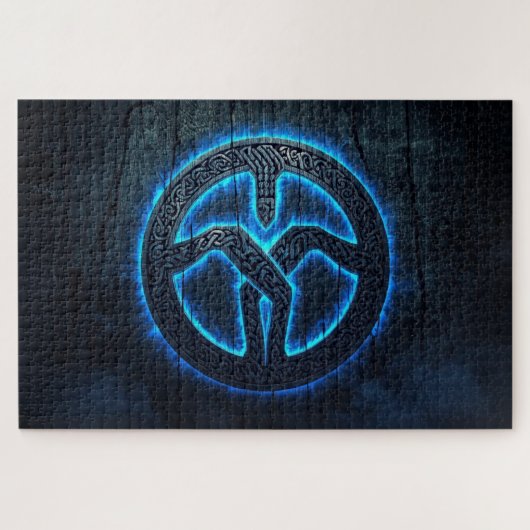 Viking Rune Circle Jigsaw Puzzle (Horizontal)