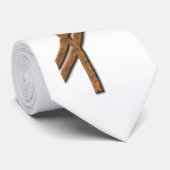 Viking Rune - Glück - Rost Krawatte (Gerollt)