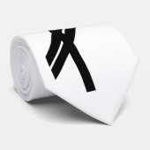 Viking Rune - Luck - schwarz Krawatte (Gerollt)
