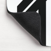 Viking Rune - Luck - schwarz Mousepad (Ecke)