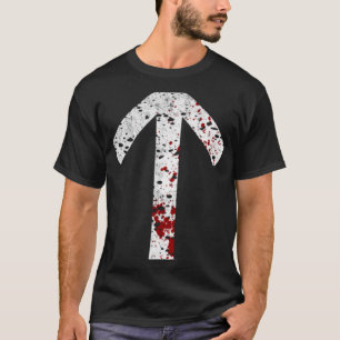 Viking Rune Tiwas 17 Tyr Bloody Norse Mythology T-Shirt