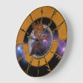 Viking-Runen Große Wanduhr (Winkel)