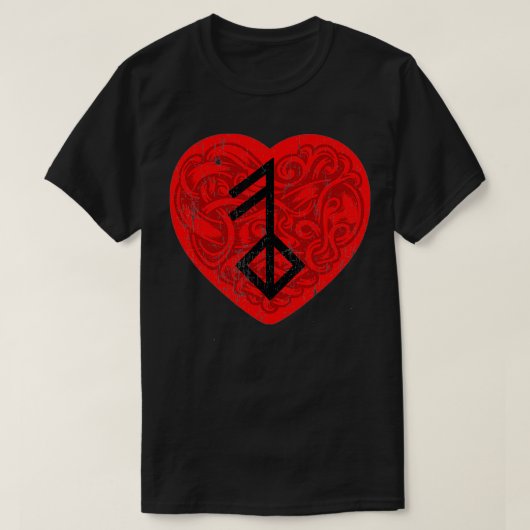 Viking Runensymbol für Liebe Ancient Norse Runic H T-Shirt (Design vorne)