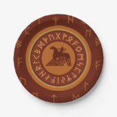 Viking Runes and Horseman Pappteller (Vorderseite)