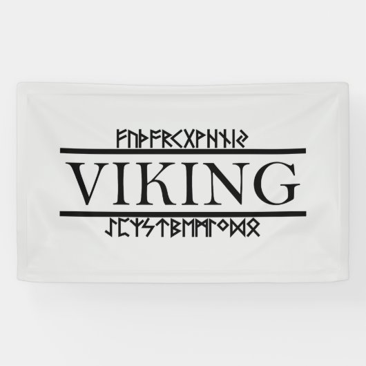 Viking Runes-Banner Banner (Horizontal)