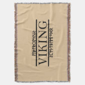 Viking Runes Blanket Decke (Vorderseite Vertikal)