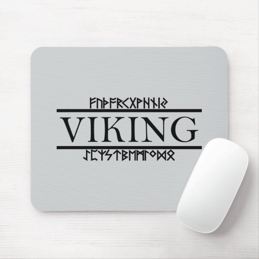 Viking Runes Mouse Pad Mousepad (Mit Mouse)