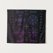 Viking Runes Wandteppich (Vorderseite (Horizontal))
