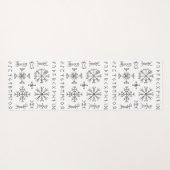 Viking Runes Yogamatte (Rückseite (Horizontal))