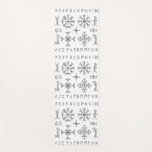 Viking Runes Yogamatte