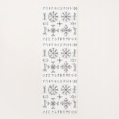 Viking Runes Yogamatte (Rückseite)