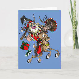 Viking Santa Feiertagskarte