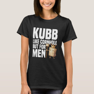 Viking Schach Legend Kubb King Rasen Spiel Set Vik T-Shirt