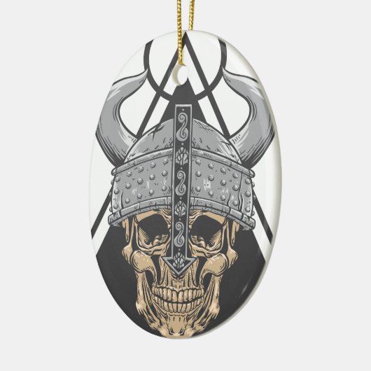 Viking-Schädel Keramikornament (Links)