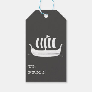 Viking-Schiff Longboat mit kundenspezifischer Geschenkanhänger