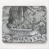 Viking-Schiff Mousepad (Vorne)