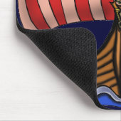 Viking-Schiff mousepad Entwurf (Ecke)