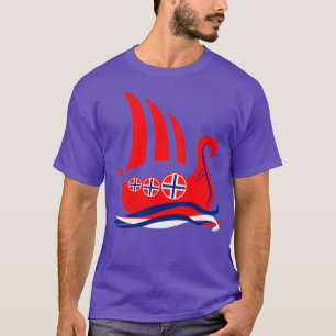 Viking Schiff Norwegen T-Shirt