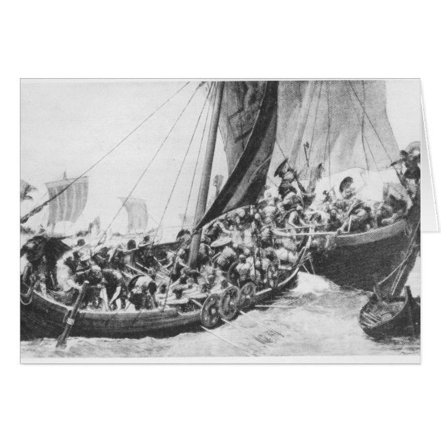 Viking-Schiffe (Vorderseite (Horizontal))